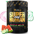 Superhuman Pre Workout Powder Muscle Melon - Sustained Energy & Pump