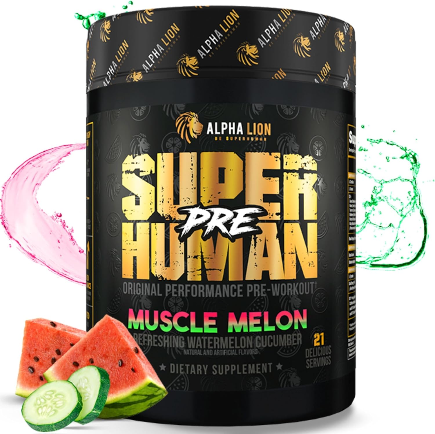 Superhuman Pre Workout Powder for Energy, Focus & Pump
