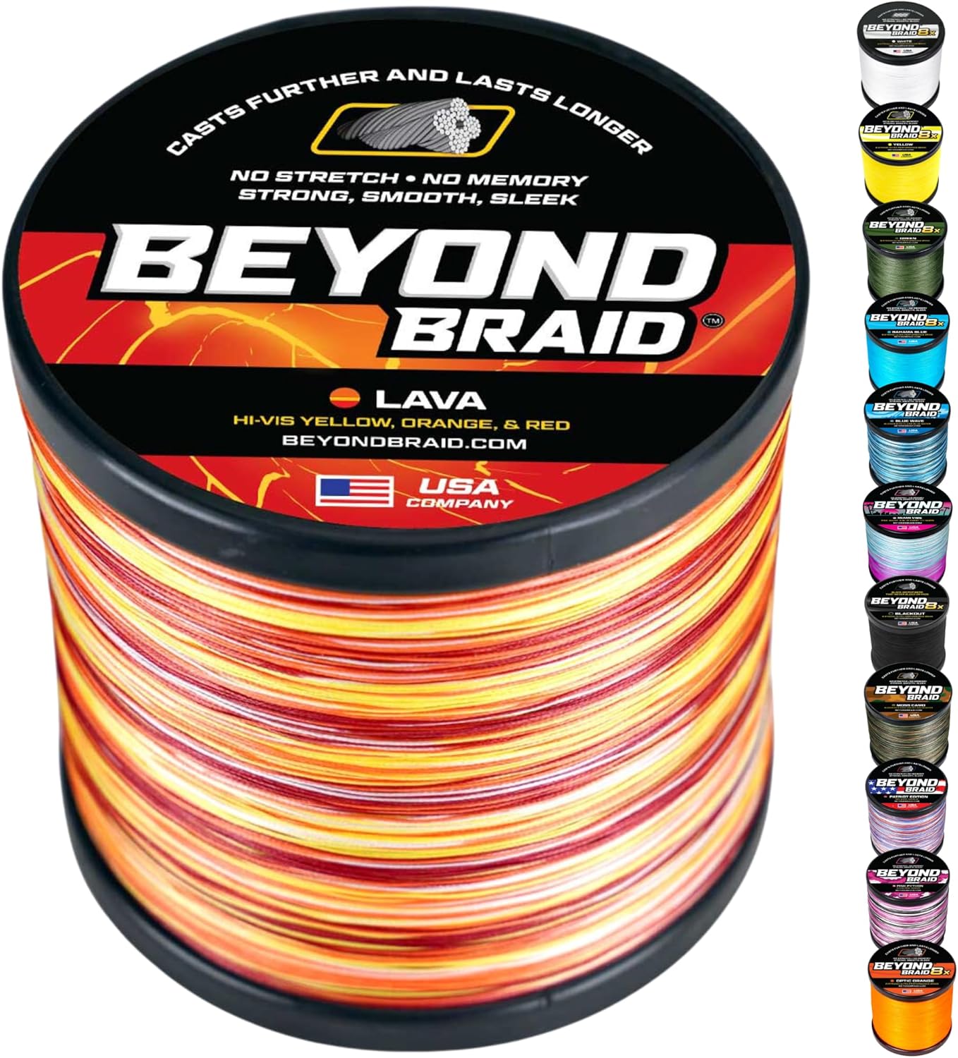 Beyond Braid Braided Fishing Line - Super Strong & Abrasion Resistant