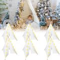 6 Packs Teepee Tent for Kids with 10ft String Lights - Party Play Set