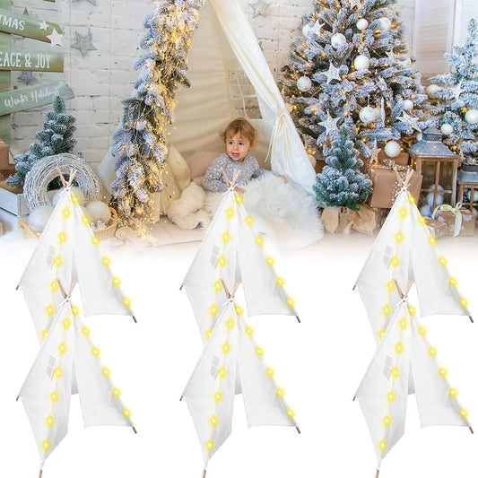 Boho Teepee Tent + String Lights - Perfect for Parties!