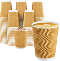 SIUQ 12 oz Disposable Coffee Cups - Perfect for Any Occasion