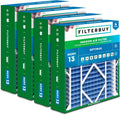 Filterbuy 21x24.5x5 Air Filter MERV 13 - Health Defense 4-Pack
