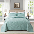Travan King Quilt Set - Oversized Reversible Microfiber Quilt