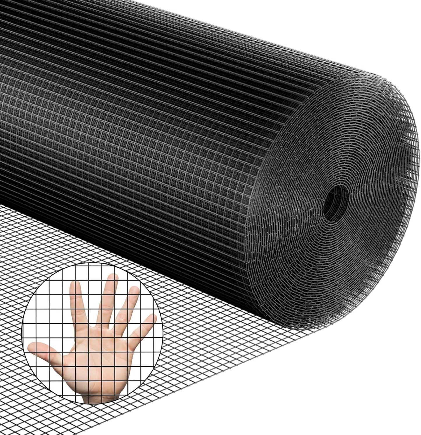 Black Hardware Cloth 48in x 100ft for Garden and Home Projects