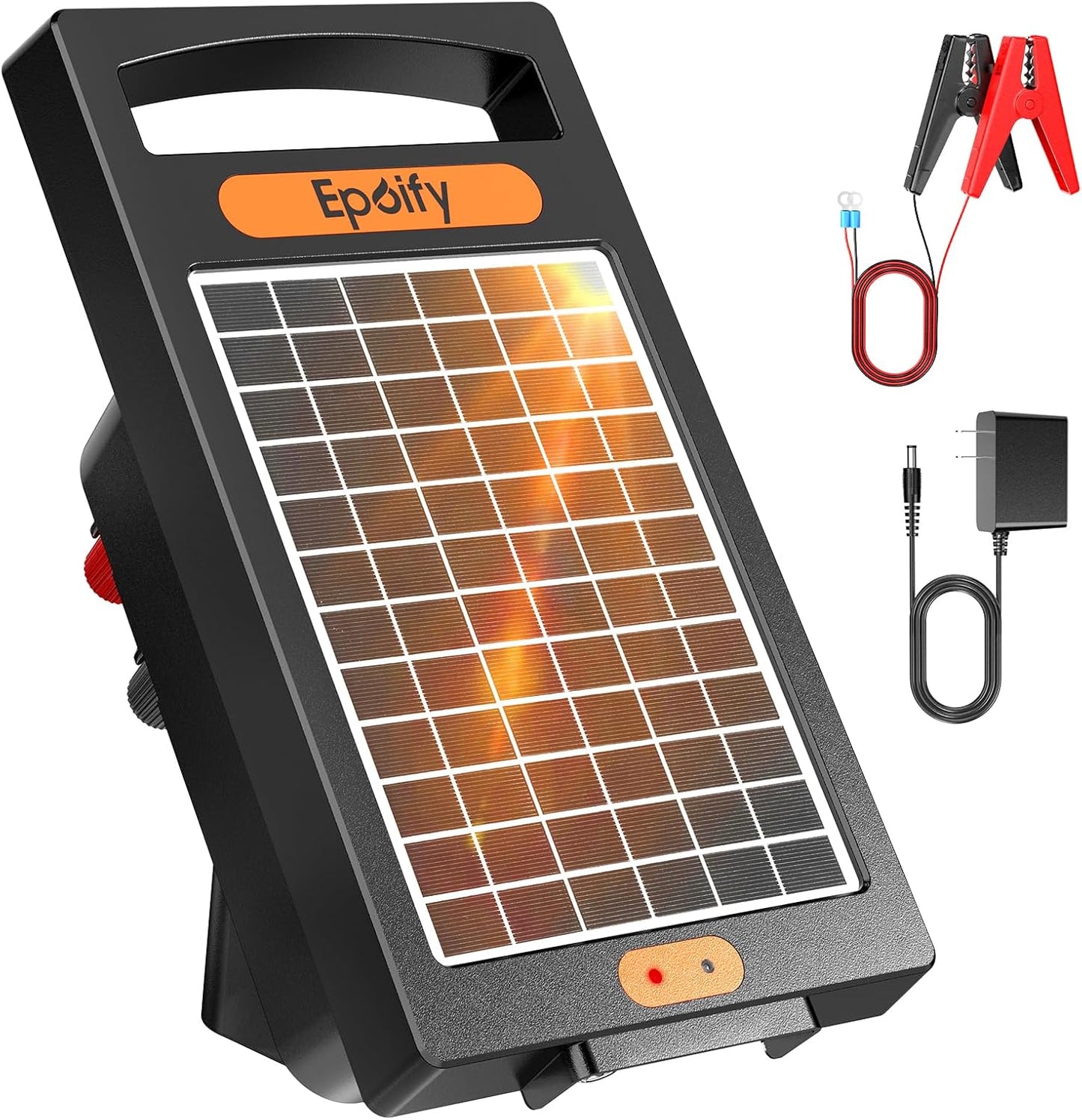 24 Hour Solar Electric Fence Charger for Livestock Protection