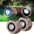 Solar Powered Outdoor Lights (2pcs) - Super Bright Solar Rock