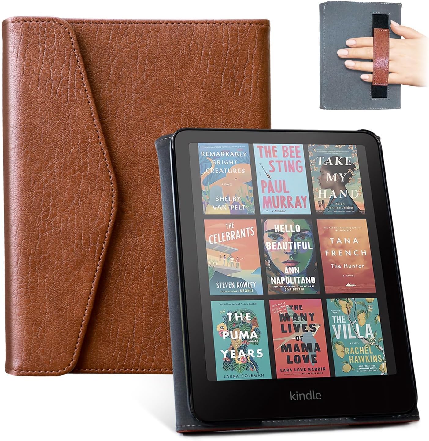 CoBak Premium Case for Kindle Paperwhite & Colorsoft with Hand Strap