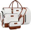 Convertible Garment Duffel Bag for Travel - 4pc 2-in-1 Garment