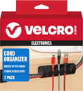VELCRO Brand Cord Organizer Medium 2pk - Dual Function Cable