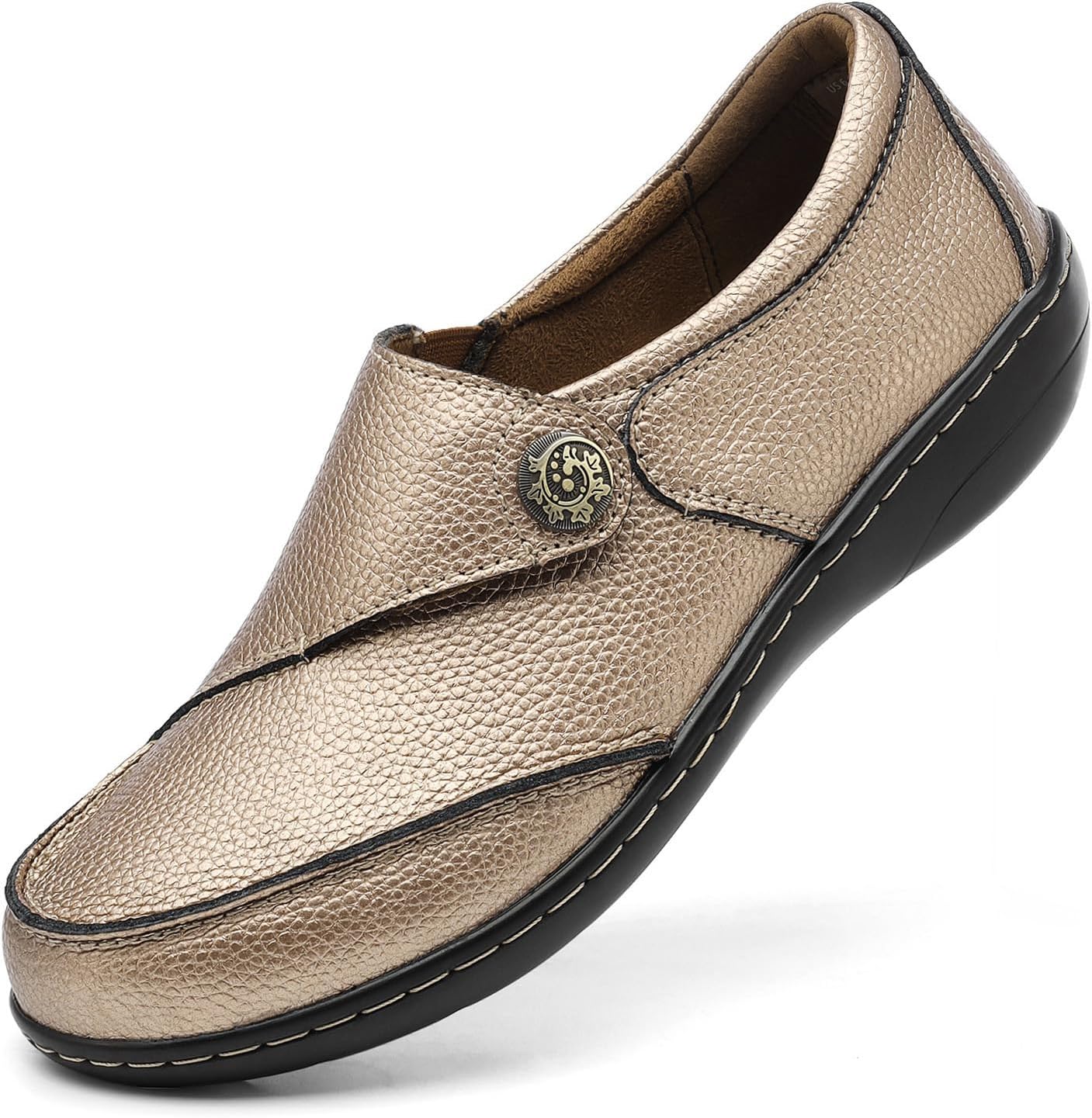 TERRIKAT Women's Classic Casual Leather Loafers for Comfort