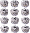 3600 Count 15 2 in Coil Siding Nails - Galvanized Ring Shank