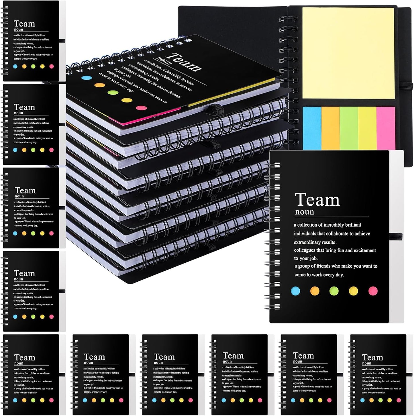 24 Pcs Team Appreciation Gifts Bulk for Employee Notepads