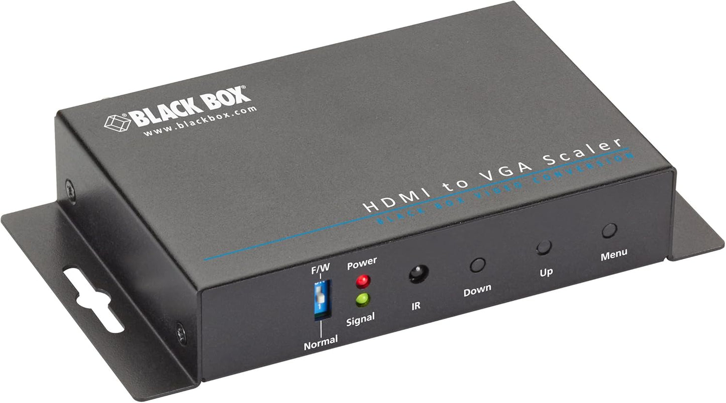Black Box HDMI-to-VGA Scaler and Converter with Audio Features
