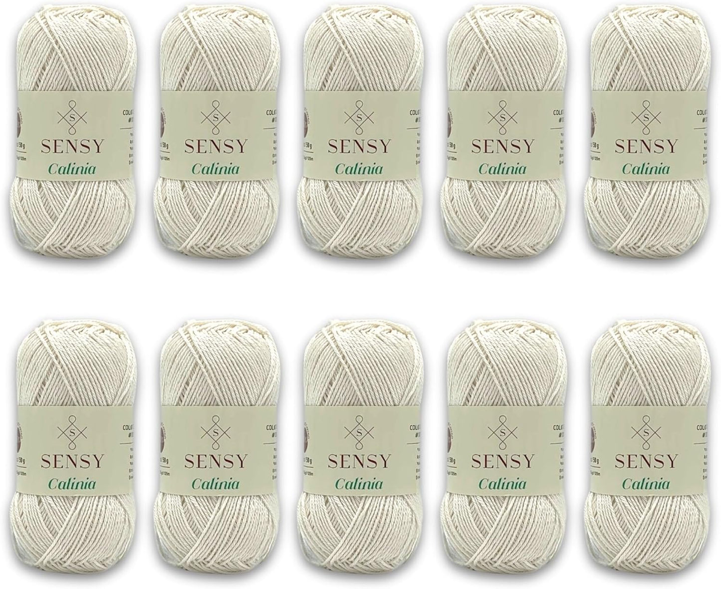 10 Skeins of Sensy Calinia Yarn for Amigurumi Projects