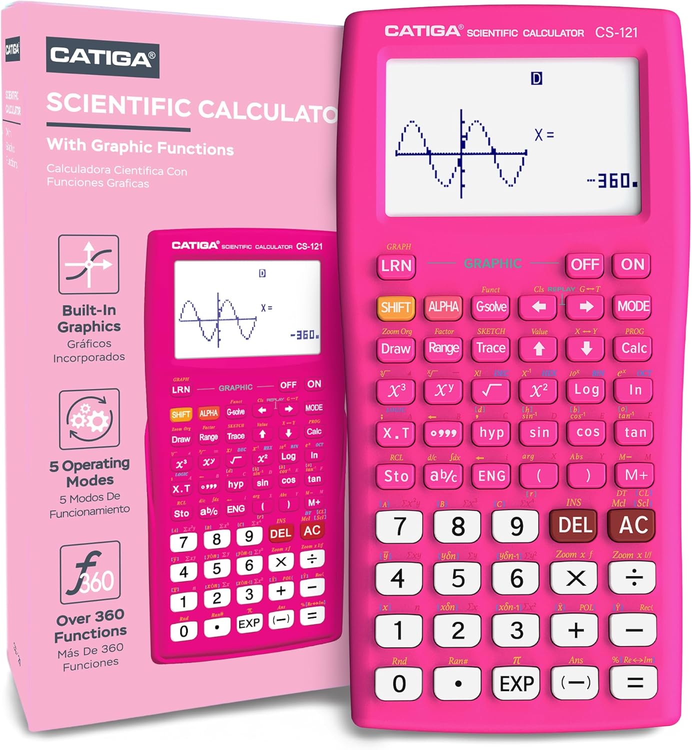 CATIGA Scientific Calculator with Graphic Functions for Students