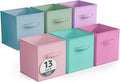 Sorbus Fabric Storage Cubes 6-Pack - Foldable 13 in Cube Organizers