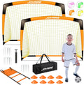 Kids Soccer Goals for Backyard Set - Portable Pop Up Nets