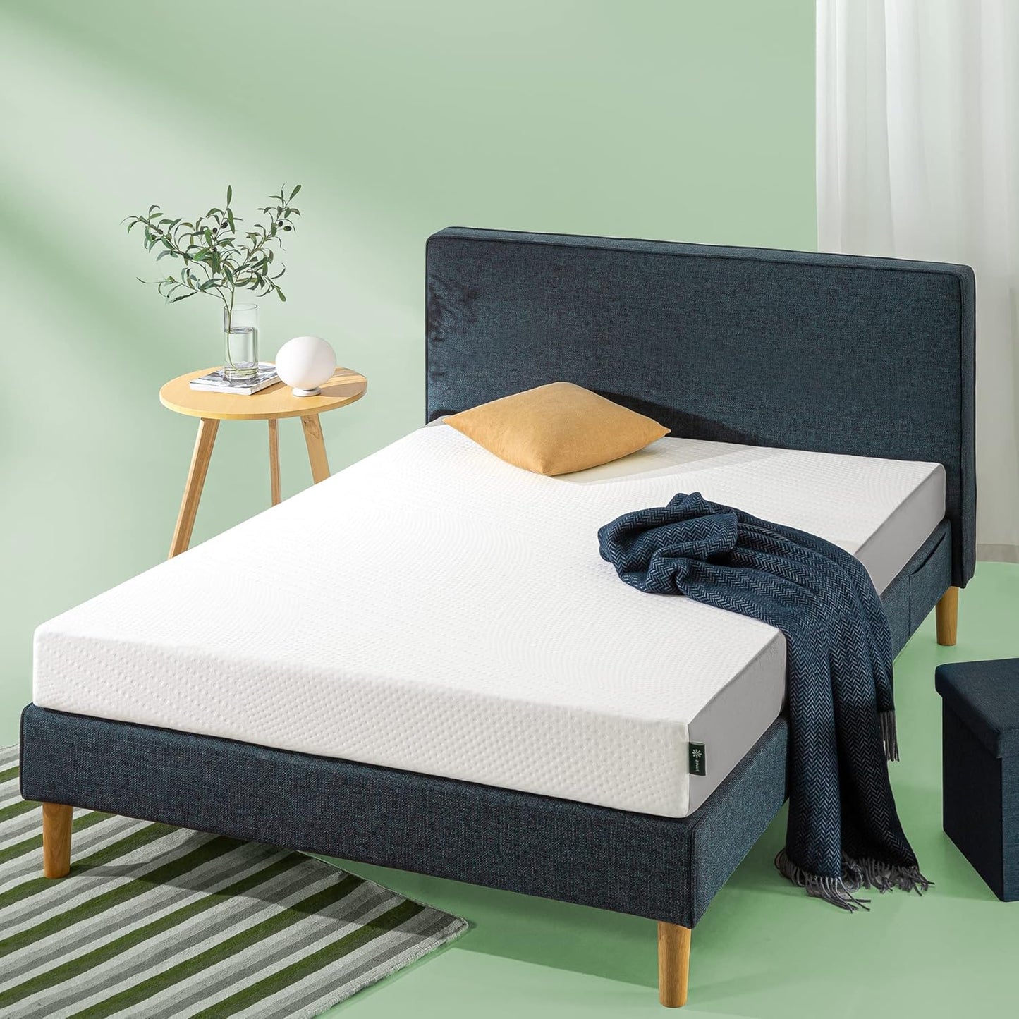 ZINUS Cooling Essential Memory Foam Mattress for Comfortable Sleep