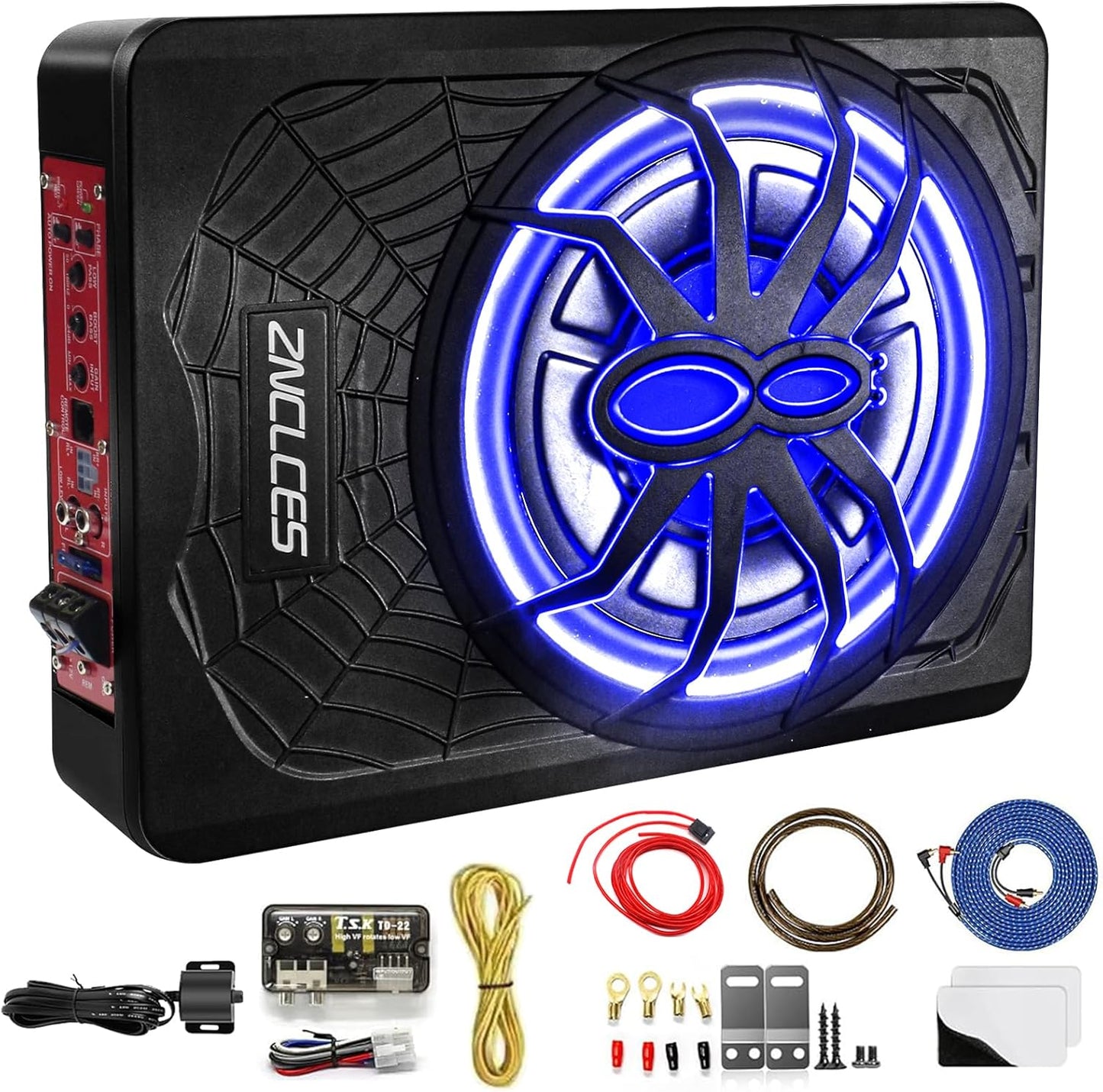 2025 Upgraded 10in 1200W Slim Under Seat Car Subwoofer Review
