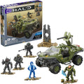 MEGA Halo The Series FLEETCOM Warthog Vehicle Building Set - Detailed