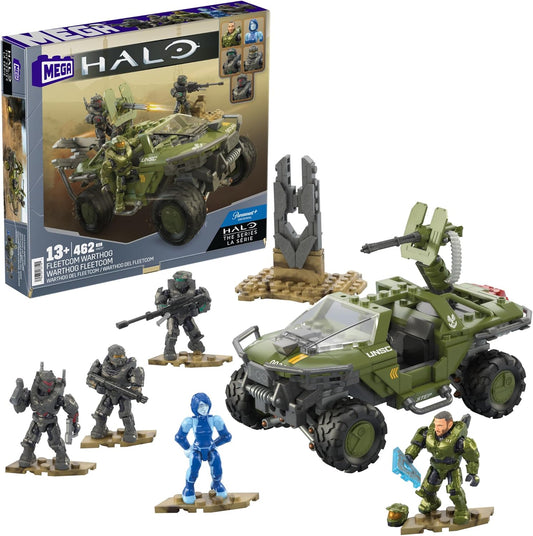 MEGA Halo The Series Vehicle Building Toys Set with Warthog