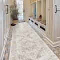 Vintage Non-Slip 3x10 Runner Rug for Entryway and Hallway