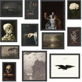 Dark Academia Framed Gothic Wall Art Set - Moody Gallery Frames