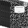 Wide Ruled Composition Notebooks 12 Pack - Durable School Notebooks