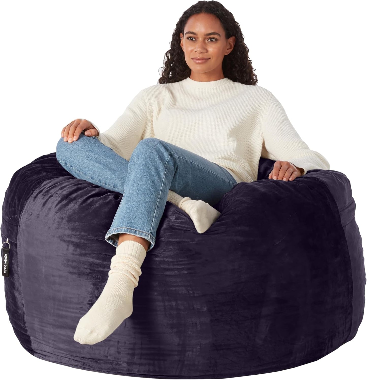 Extra Large Bean Bag Chair Lounger with Memory Foam Comfort