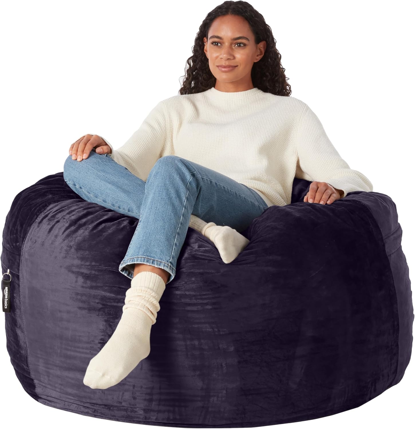Extra Large Bean Bag Chair Lounger with Memory Foam Comfort