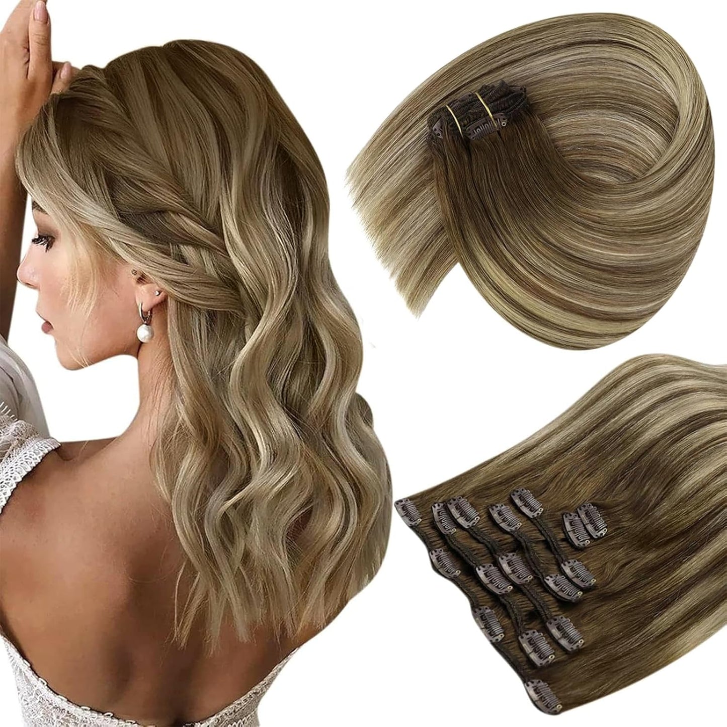Sunny Hair Clip in Hair Extensions for Natural Look and Comfort