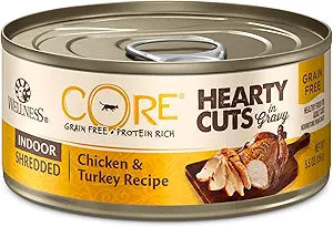 Wellness CORE Hearty Cuts Grain Free Wet Cat Food for Cats