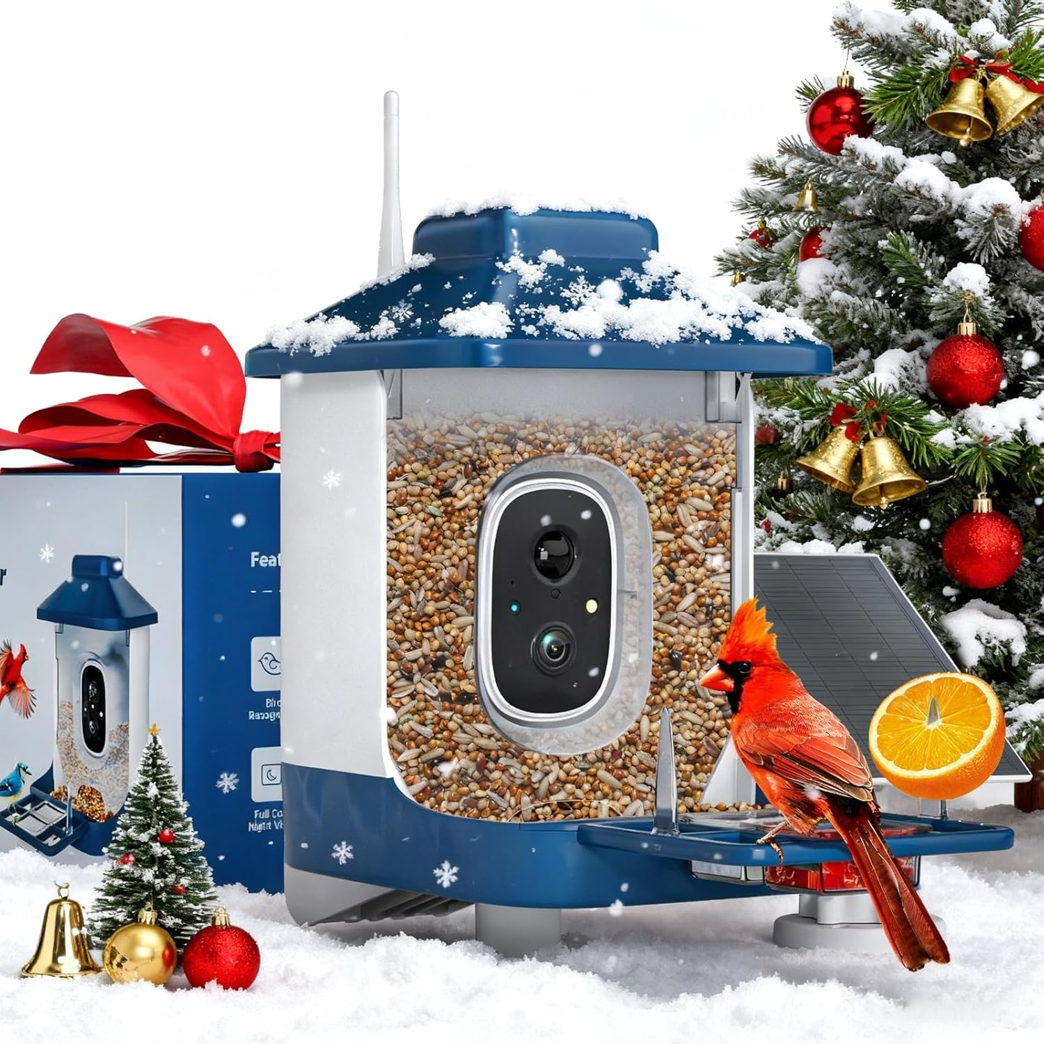 Bird Feeder with Camera for AI Bird Identification and Alerts
