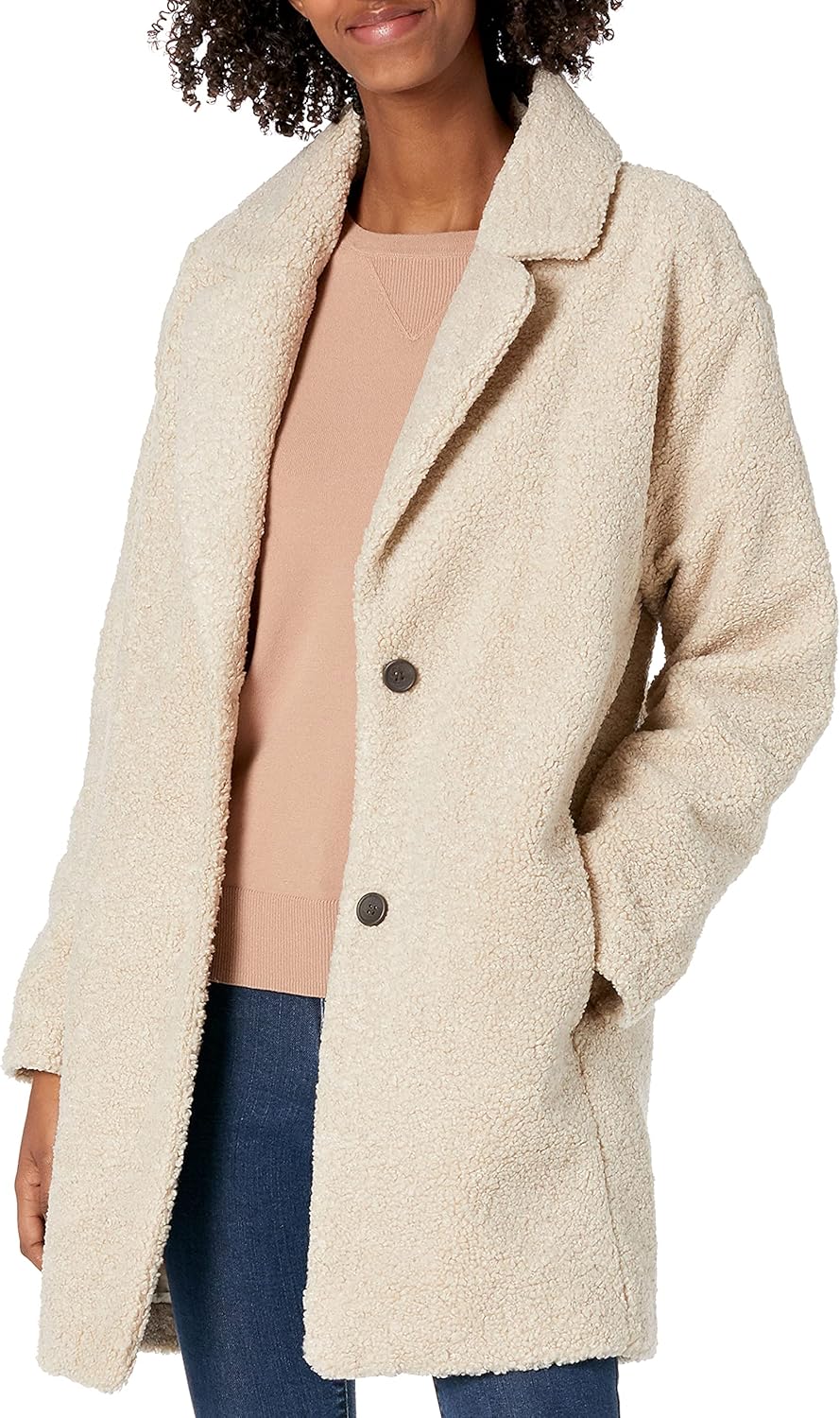 Oversized Teddy Bear Fleece Jacket for Women - Cozy Comfort