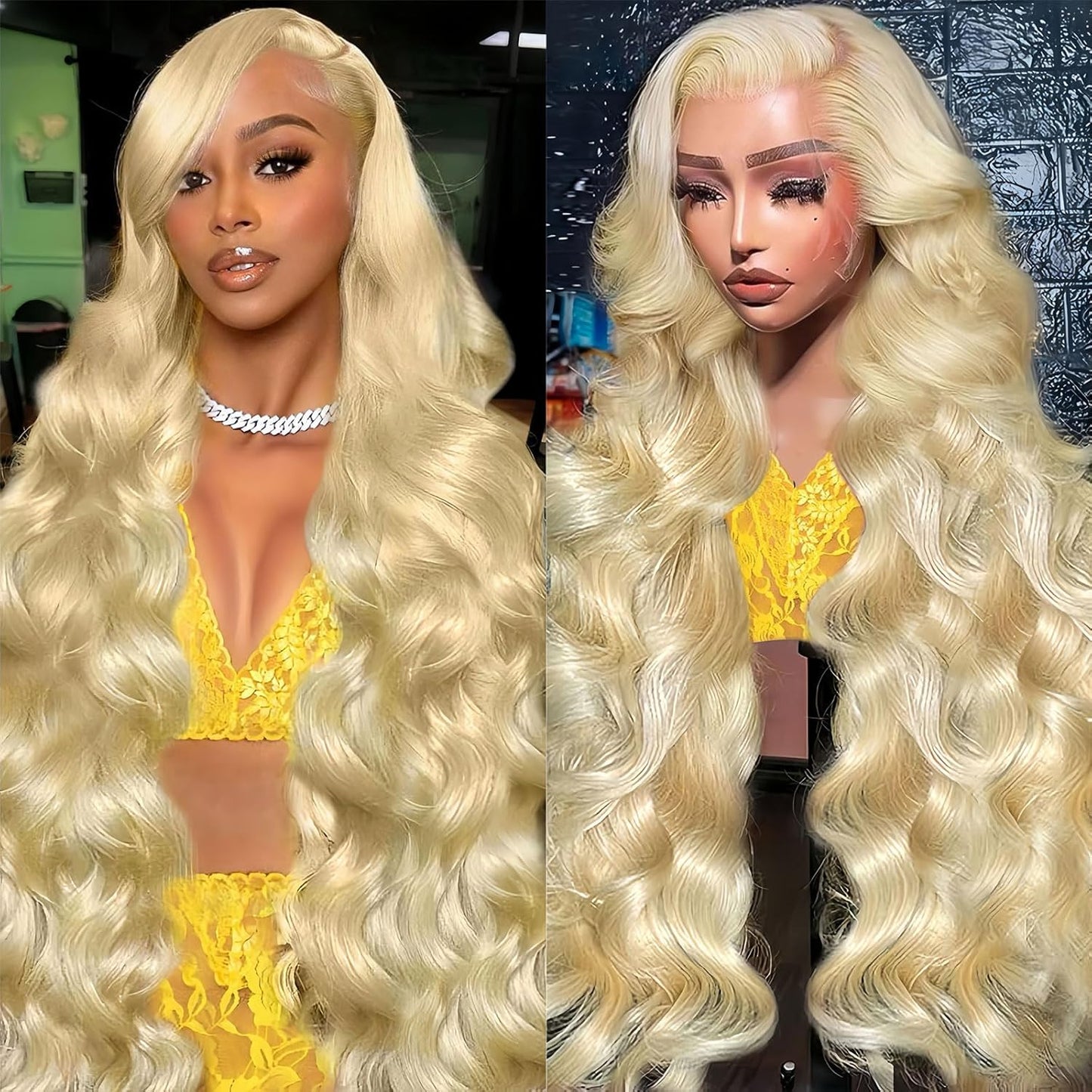 32 Inch 613 Lace Front Wig Human Hair for Stunning Styles