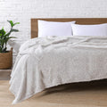 Ultra Soft Fleece Sherpa Blanket Queen Size - Lightweight Cozy Throw