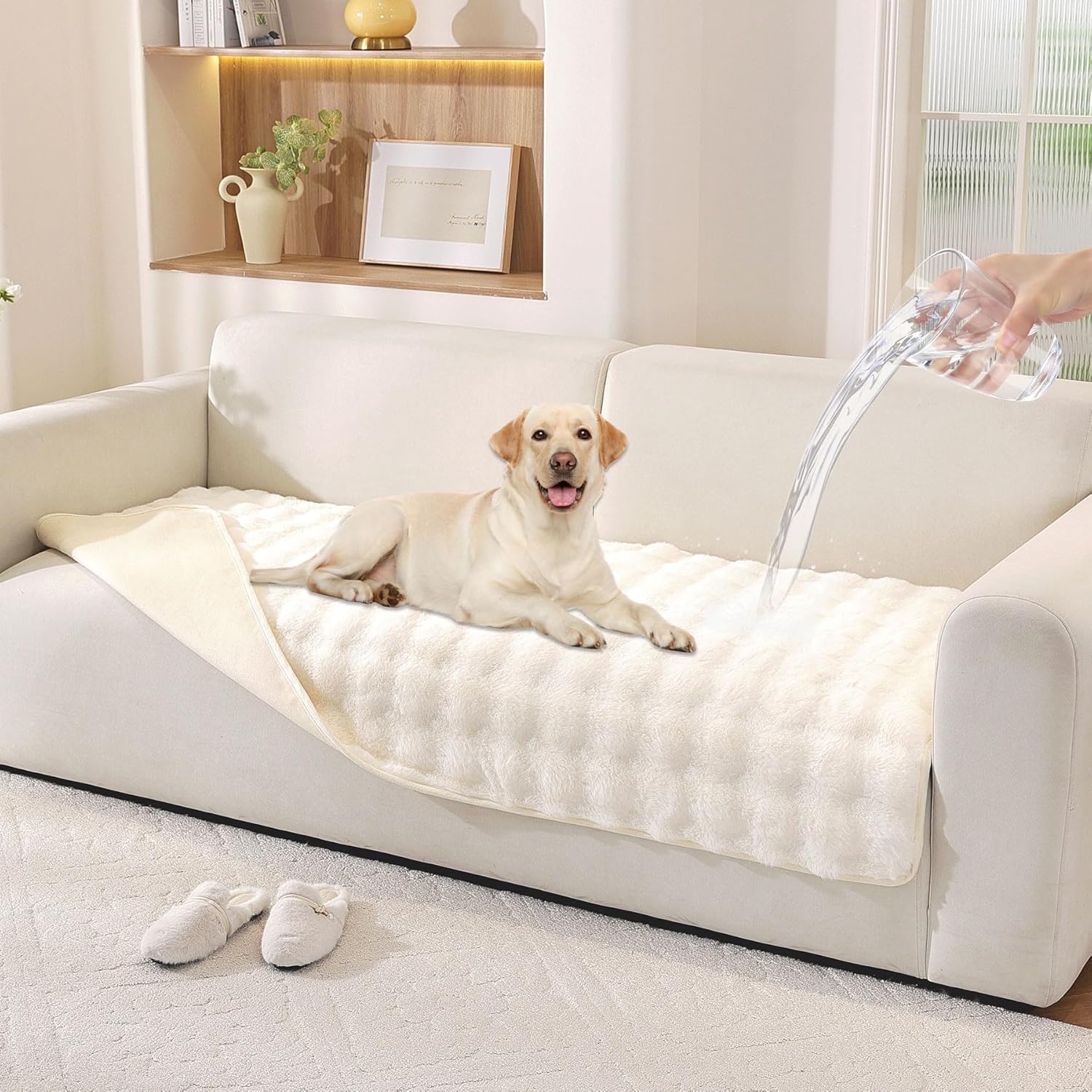 Waterproof Dog Bed Cover Non Slip Couch Cover for Dogs