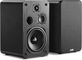 Moukey Passive Bookshelf Speakers Pair - 3-Way Studio Sound