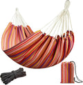 Red Stripes Brazilian Double Hammock 86.6x59 - 450 lb Capacity