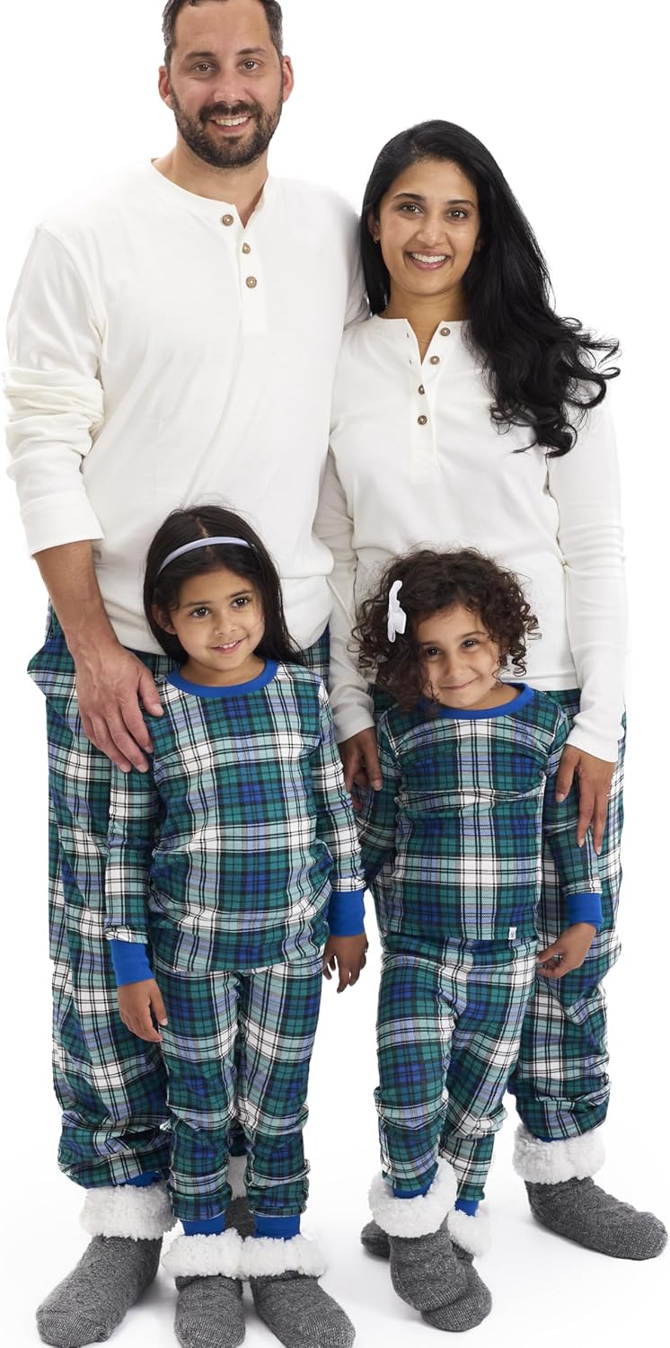 HonestBaby Family Matching Holiday Pajamas for Everyone