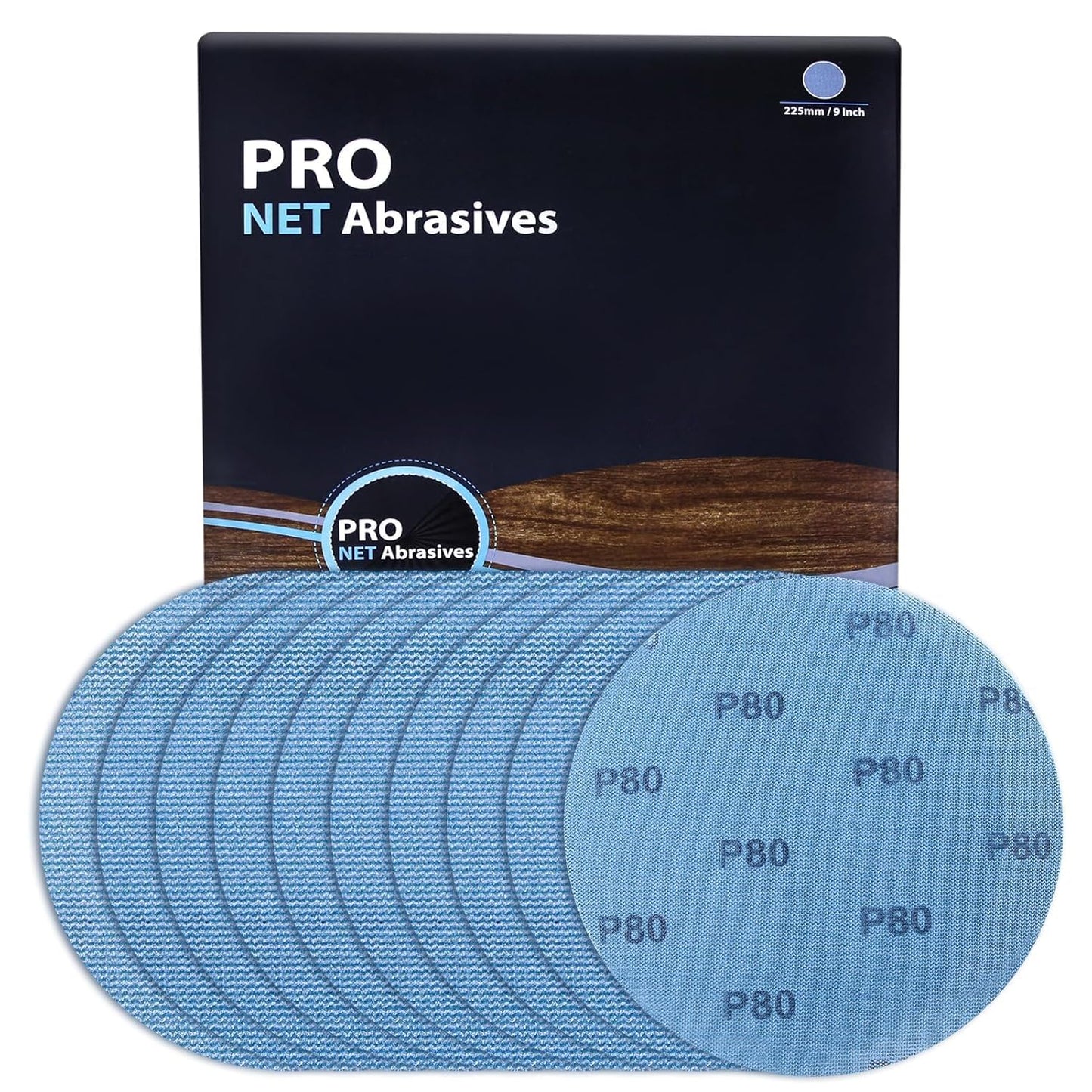 SPEEDWOX 80 Grit Dust-Free Sanding Discs