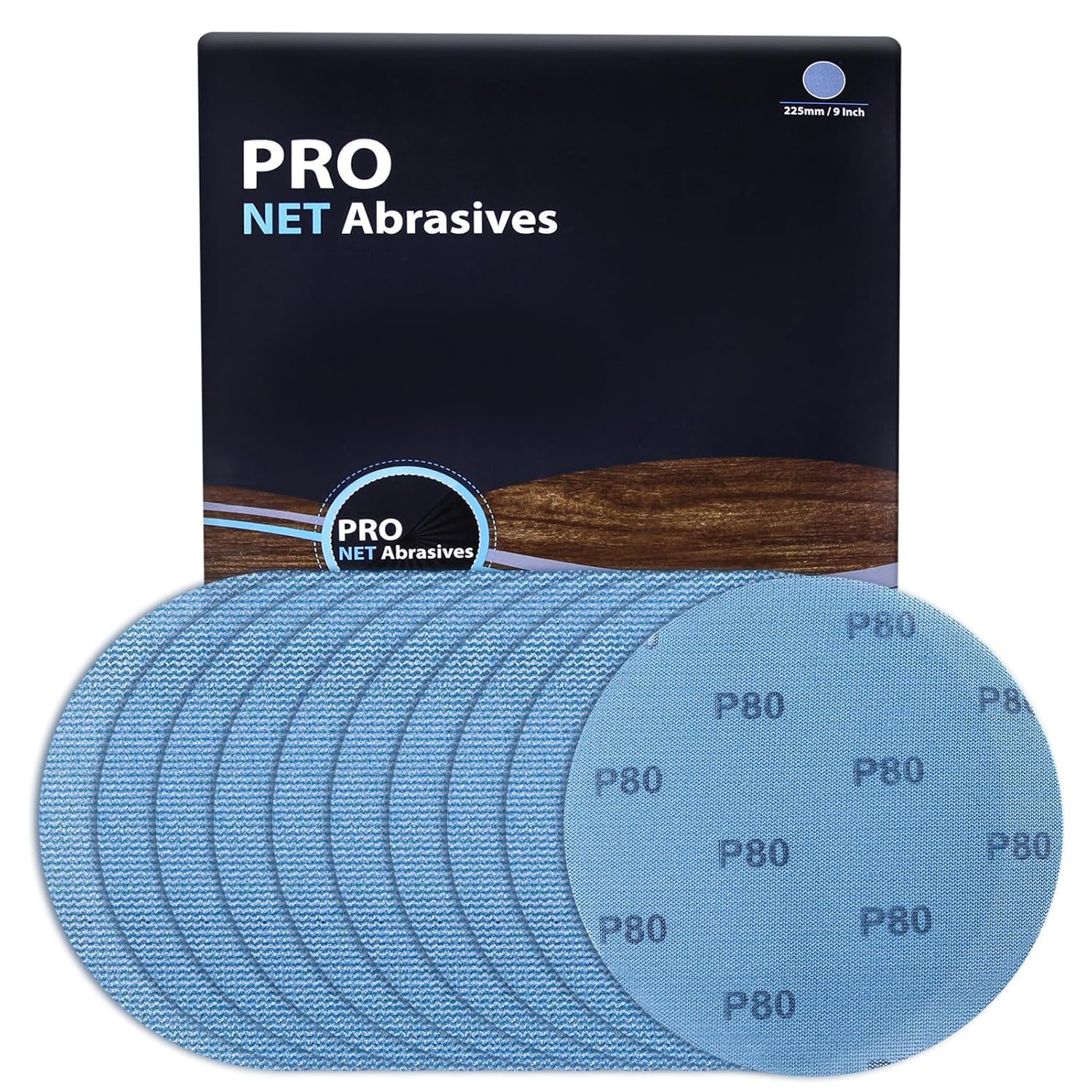 SPEEDWOX 80 Grit Dust-Free Sanding Discs