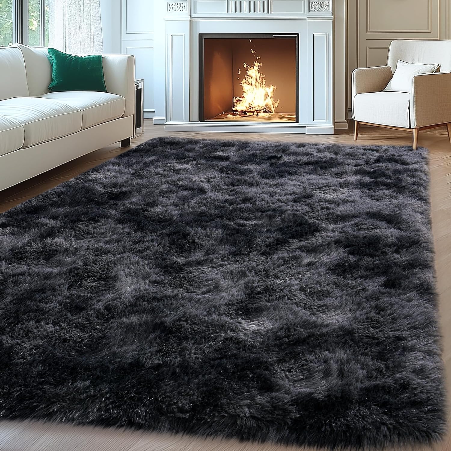 8x10 Area Rugs for Living Room, Soft Carpet Shag Kids Room