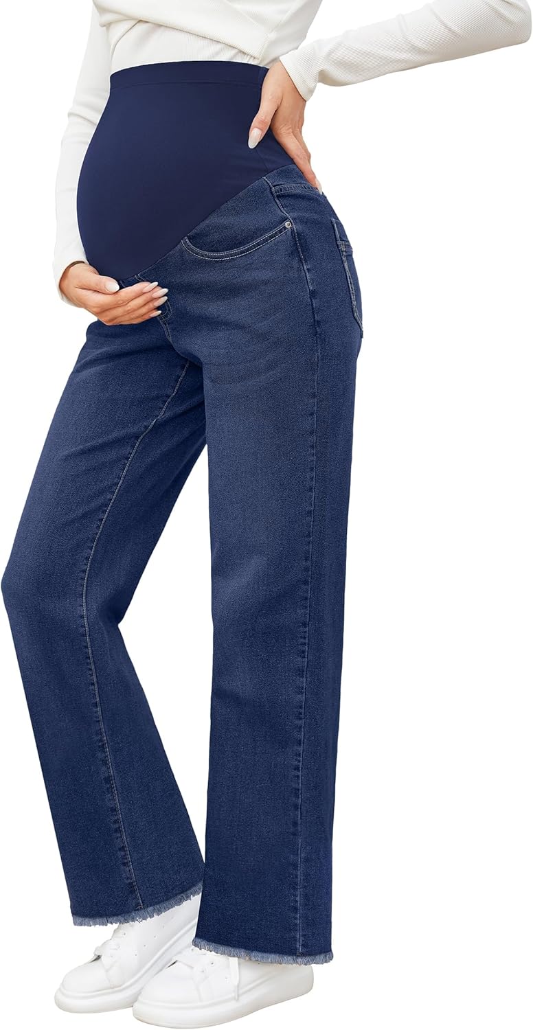 fitglam Women's Maternity Jeans for Comfort and Style