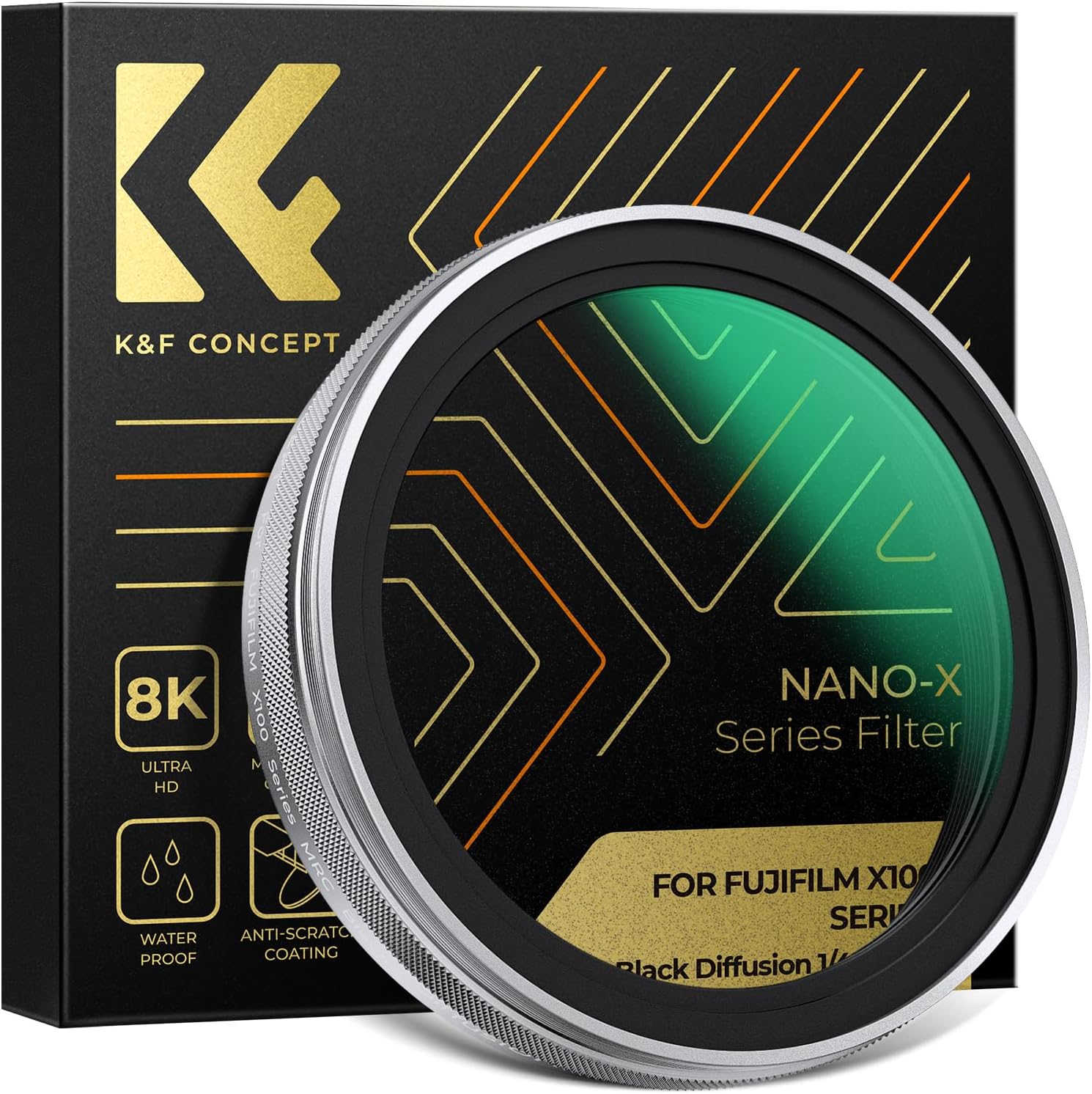 K&F CONCEPT Black Mist Diffusion Filter for Fujifilm X100 Series