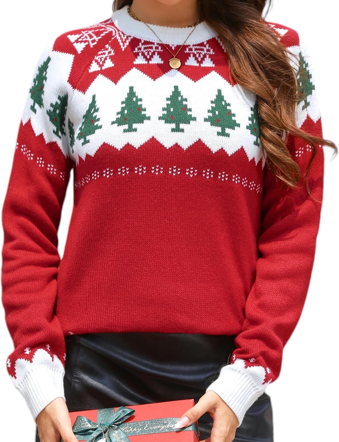 LUBOT Ugly Christmas Sweaters for Women Cute and Funny Style