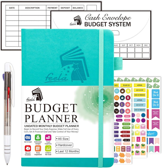 2025 Budget Planner Organizer Set - Track Finances Easily!
