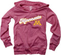 Wes and Willy NCAA Girls V-Neck Hoodie Tee - Lightweight (Style VG2X)