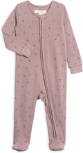 Organic Cotton Baby Zip-Up Footed Sleeper - Newborn to 24M